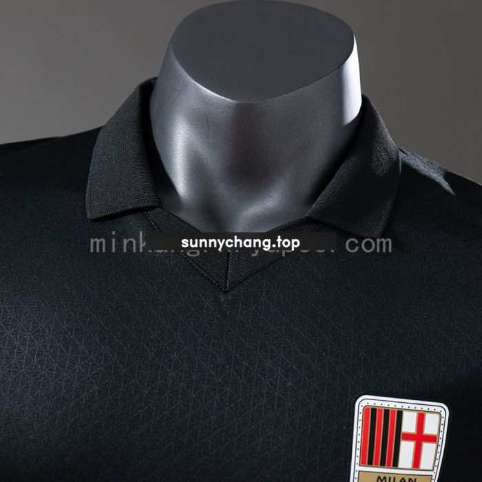 AC Milan 125th Anniversary Edition Black Player Version Jersey - 图片 5