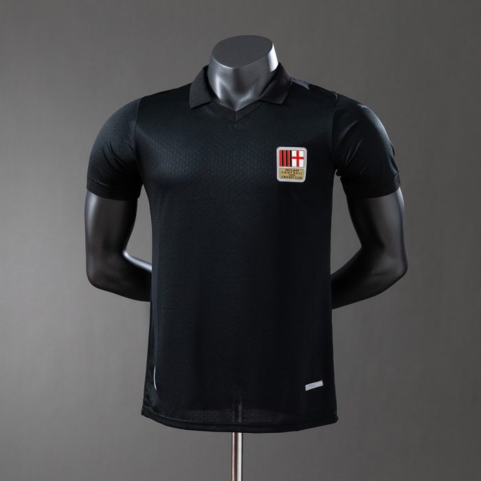 AC Milan 125th Anniversary Edition Black Player Version Jersey - 图片 7