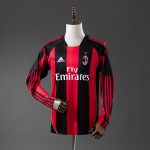 AC Milan 2010/2011 Home Long Sleeve Retro Jersey