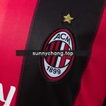 AC Milan 2010/2011 Home Long Sleeve Retro Jersey - 图片 5