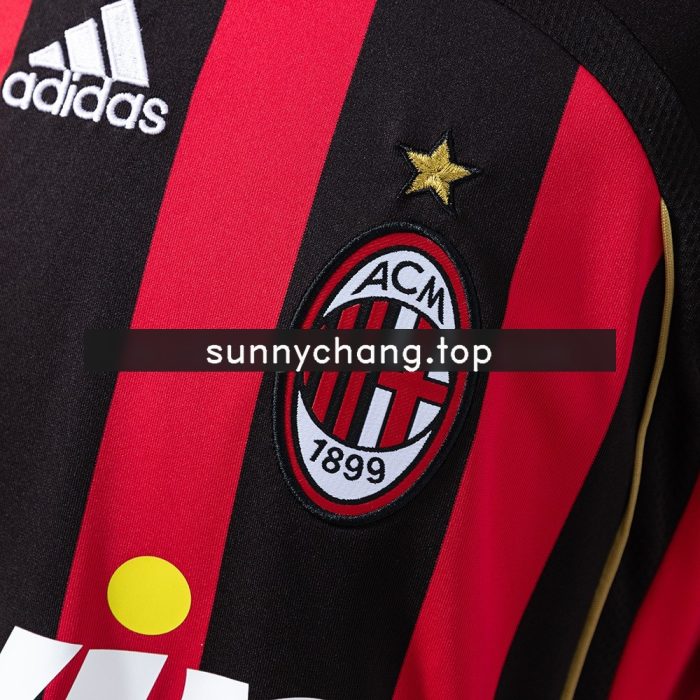 AC Milan 2006-2007 Home Long Sleeve Retro Shirt - 图片 4