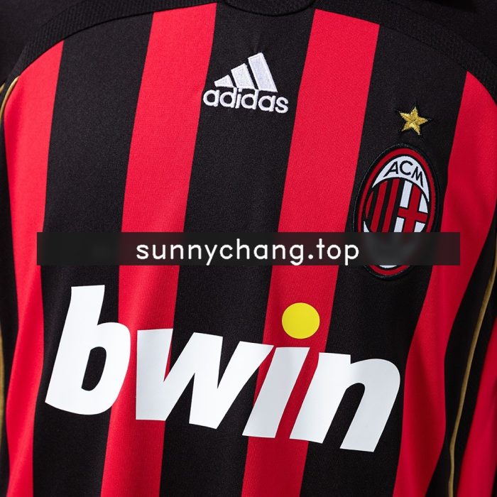 AC Milan 2006-2007 Home Long Sleeve Retro Shirt - 图片 5