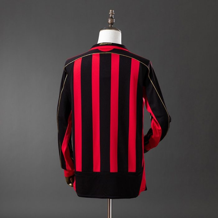 AC Milan 2006-2007 Home Long Sleeve Retro Shirt - 图片 7
