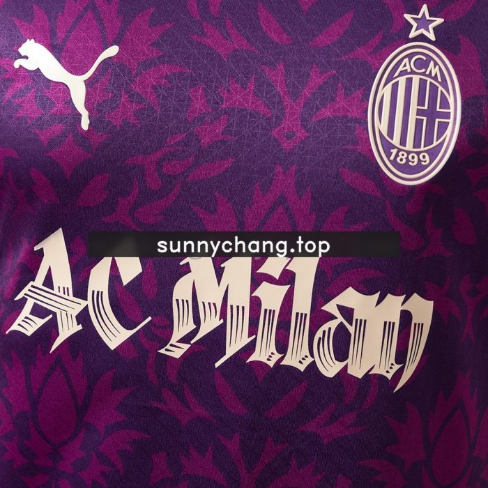 AC Milan 25/26 Player Version Special Edition - Purple Jersey - 图片 6