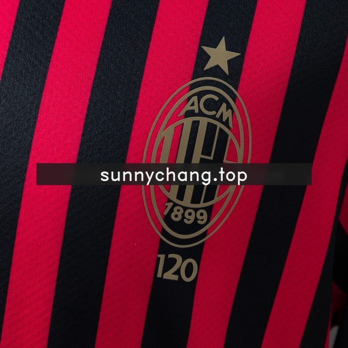 AC Milan 120th Anniversary Retro Jersey - 图片 5