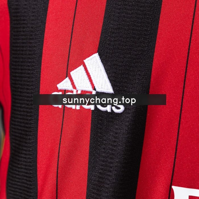 AC Milan 2013/14 Home Retro Long Sleeve Jersey - 图片 3