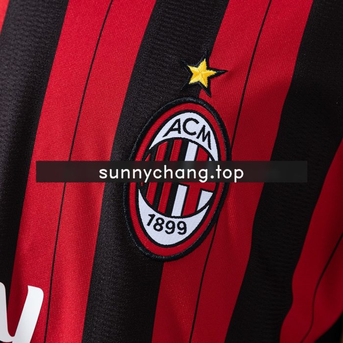 AC Milan 2013/14 Home Retro Long Sleeve Jersey - 图片 4