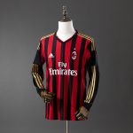 AC Milan 2013/14 Home Retro Long Sleeve Jersey - 图片 8