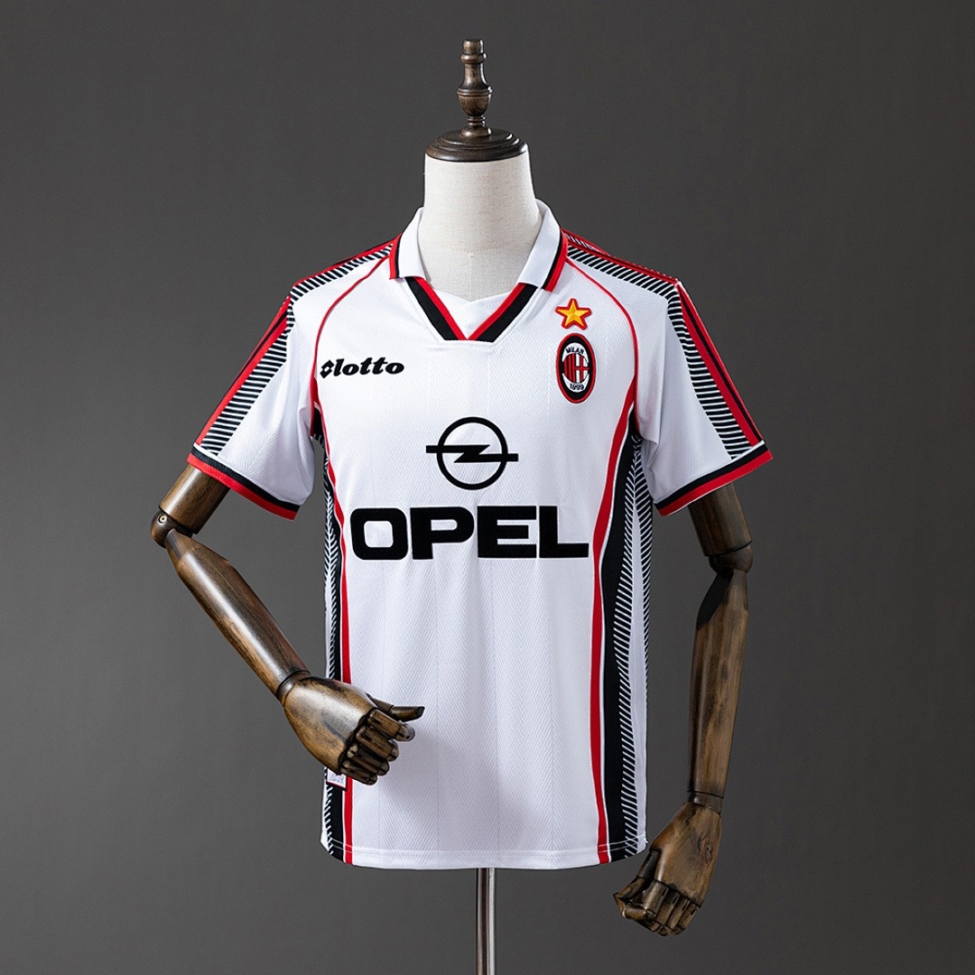 JER-5657_1 AC Milan 1997-1998 Away Retro Jersey - 图片 1