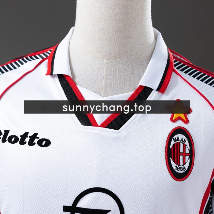 AC Milan 1997-1998 Away Retro Jersey - 图片 6