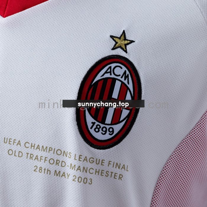 AC Milan 2002/2003 Away Retro Jersey - 图片 4