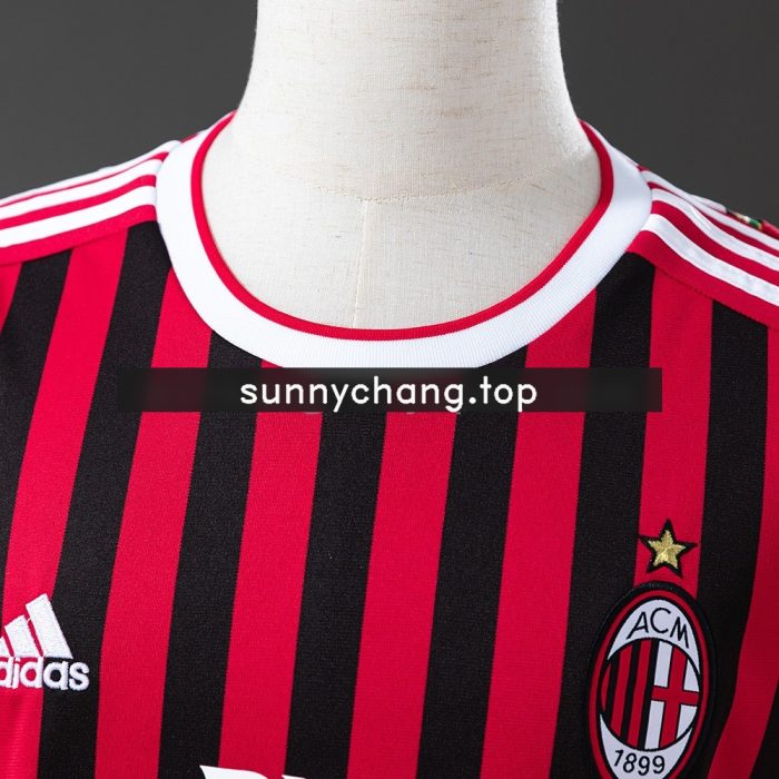 AC Milan 2011/12 Home Retro Shirt - 图片 6