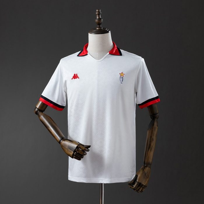 AC Milan 1989-1990 Away Retro Jersey - 图片 7
