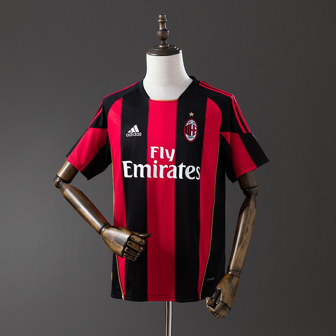 JER-5671_1 AC Milan 2010-2011 Home Retro Shirt - 图片 1