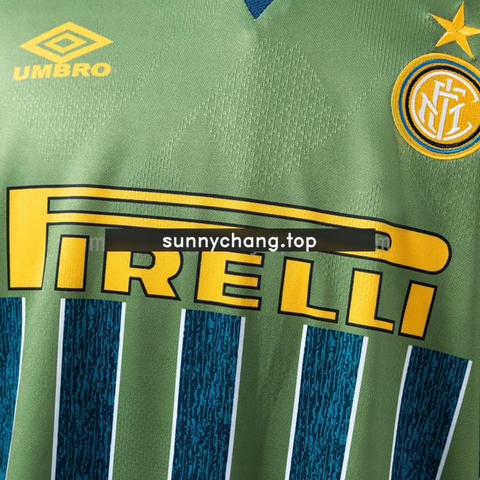 1995-1996 Inter Milan Away Retro Jersey - 图片 5
