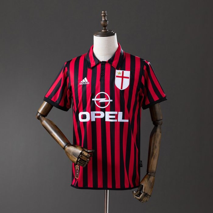 AC Milan 1999-2000 Home Retro Jersey - 图片 8