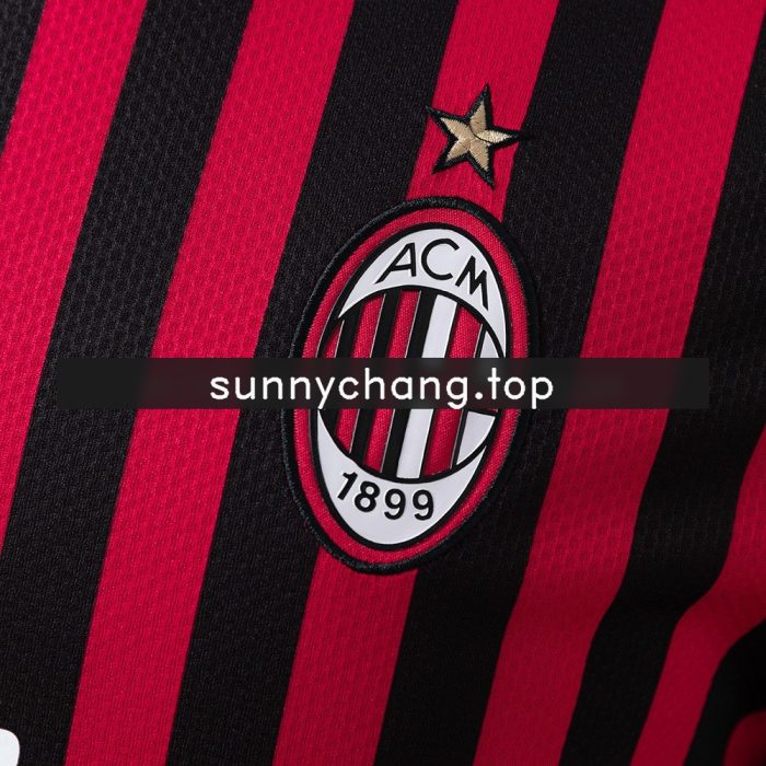Retro AC Milan 19/20 Home Jersey - 图片 4