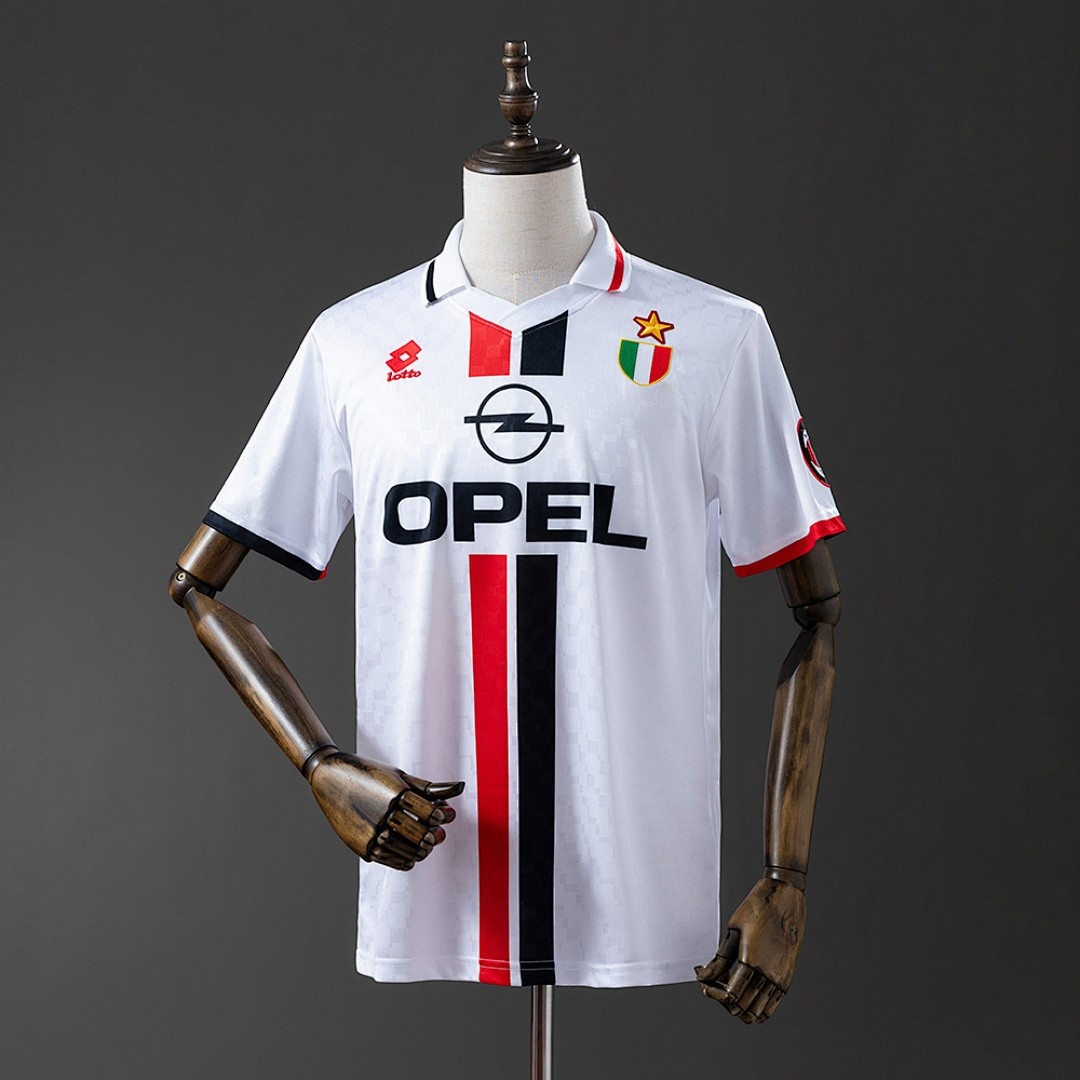 JER-5679_1 AC Milan 1995-1997 Away Retro Shirt - 图片 1