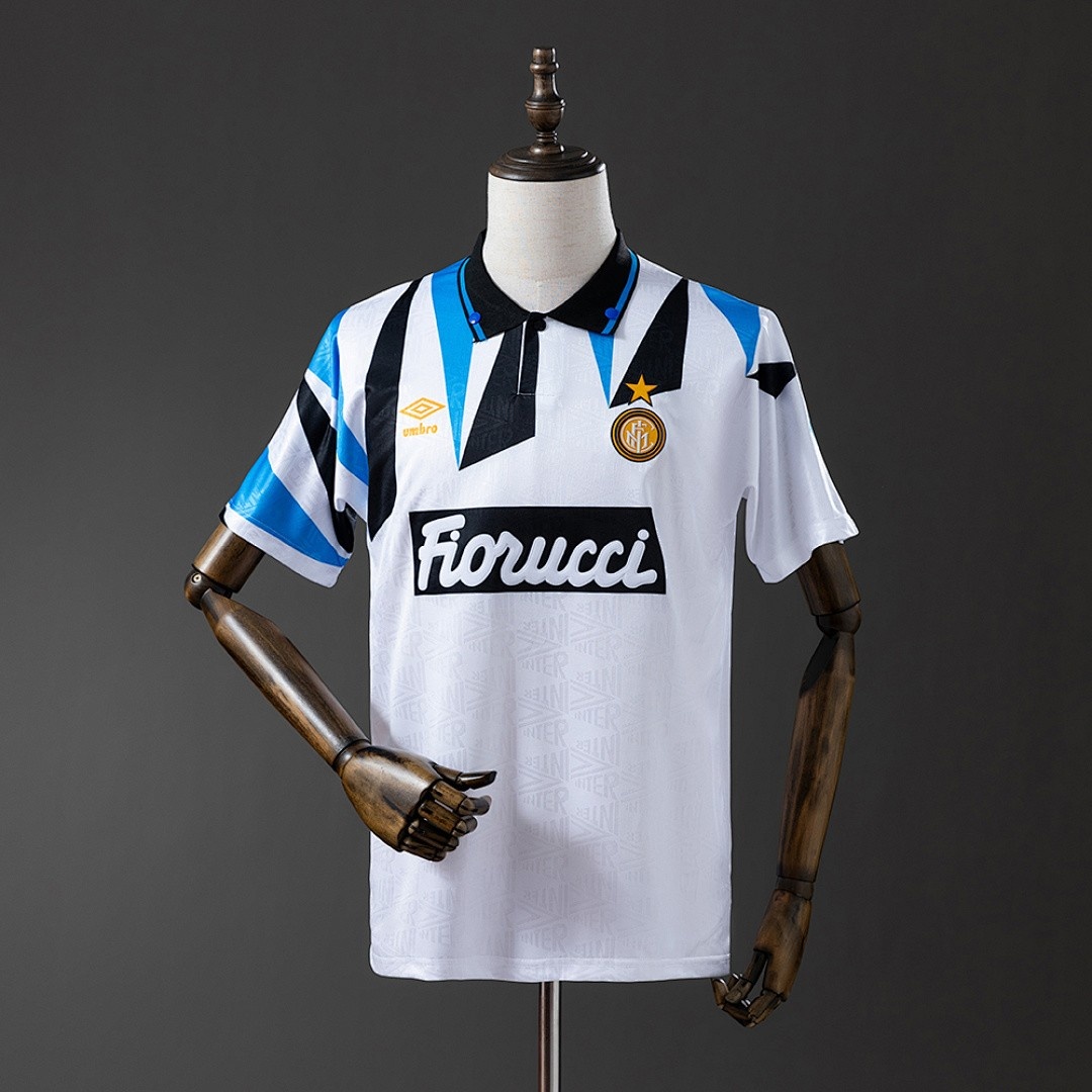 JER-5686_1 Inter Milan 1992/1993 Away Retro Shirt - 图片 1