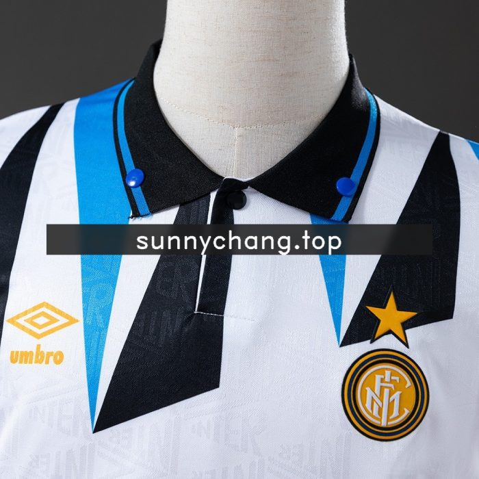 Inter Milan 1992/1993 Away Retro Shirt - 图片 6