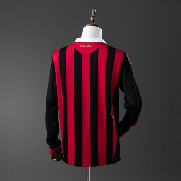 AC Milan 09/10 Home Retro Long Sleeve Jersey - 图片 7