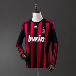AC Milan 08/09 Home Retro Long Sleeve Jersey
