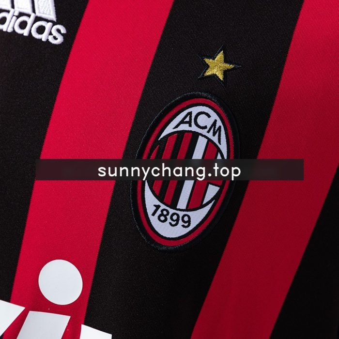 AC Milan 08/09 Home Retro Long Sleeve Jersey - 图片 4
