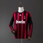 AC Milan 08/09 Home Retro Long Sleeve Jersey - 图片 8