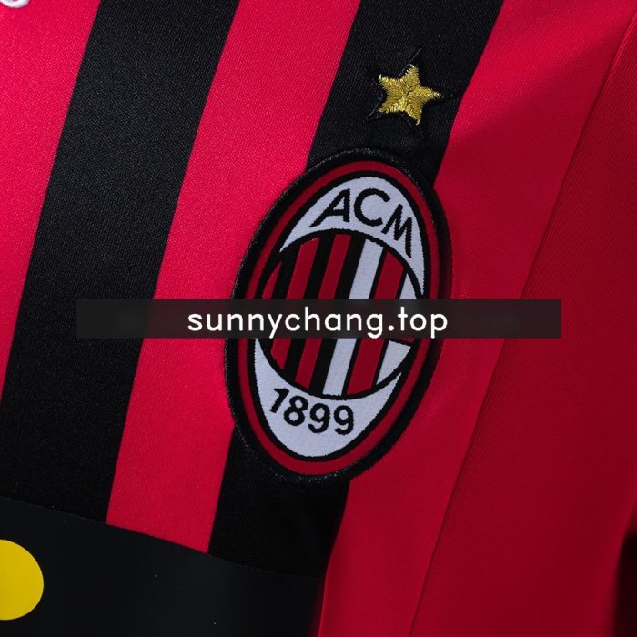 AC Milan 07/08 Home Retro Long Sleeve Jersey - 图片 5