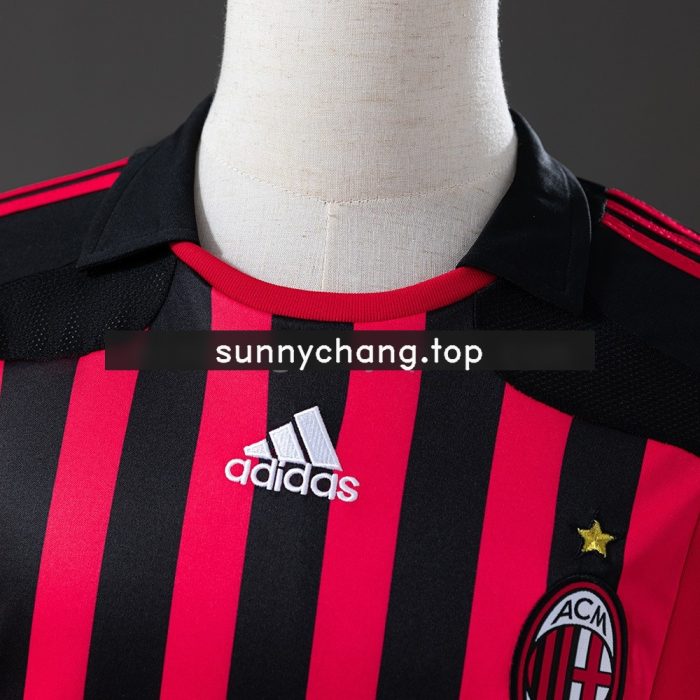 AC Milan 07/08 Home Retro Long Sleeve Jersey - 图片 7