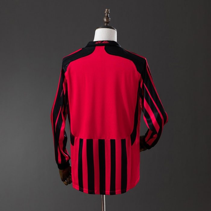 AC Milan 07/08 Home Retro Long Sleeve Jersey - 图片 8