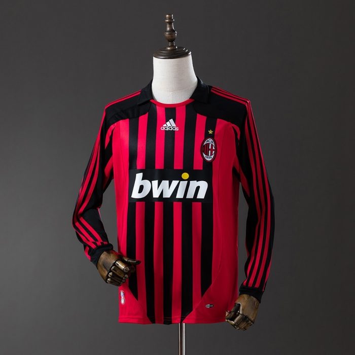 AC Milan 07/08 Home Retro Long Sleeve Jersey - 图片 9