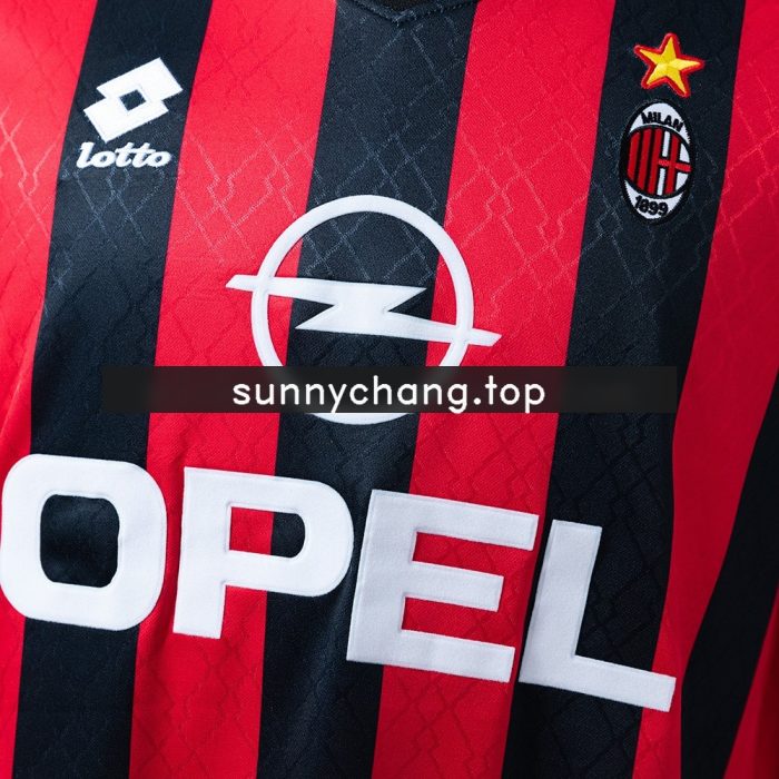 1995-1996 AC Milan Home Retro Shirt - 图片 6