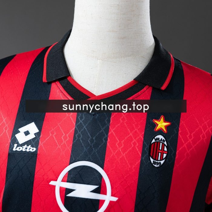 1995-1996 AC Milan Home Retro Shirt - 图片 7