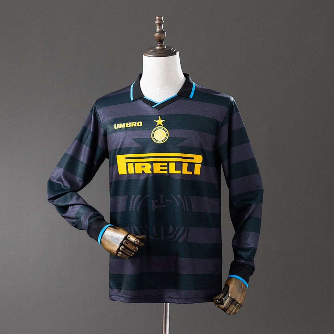 Inter Milan 1997/98 Third Away Long Sleeve Retro Jersey