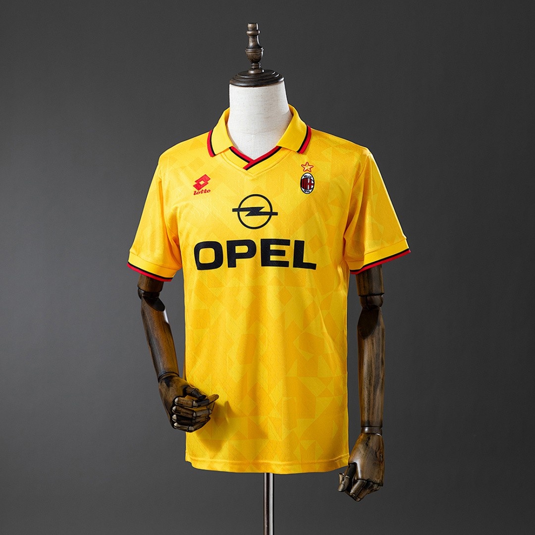 JER-5696_1 AC Milan 1995-1996 Away Retro Jersey - 图片 1
