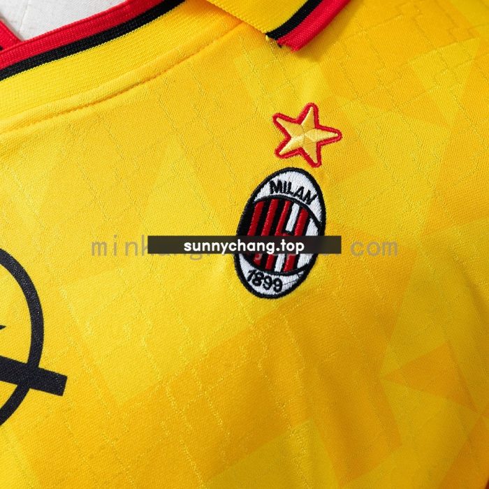AC Milan 1995-1996 Away Retro Jersey - 图片 4