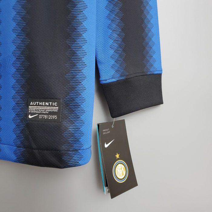 Inter Milan 2010-2011 Home Retro Long Sleeved Jersey - 图片 6