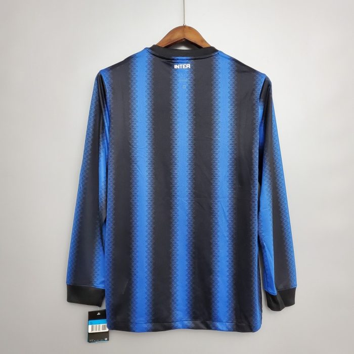 Inter Milan 2010-2011 Home Retro Long Sleeved Jersey - 图片 9