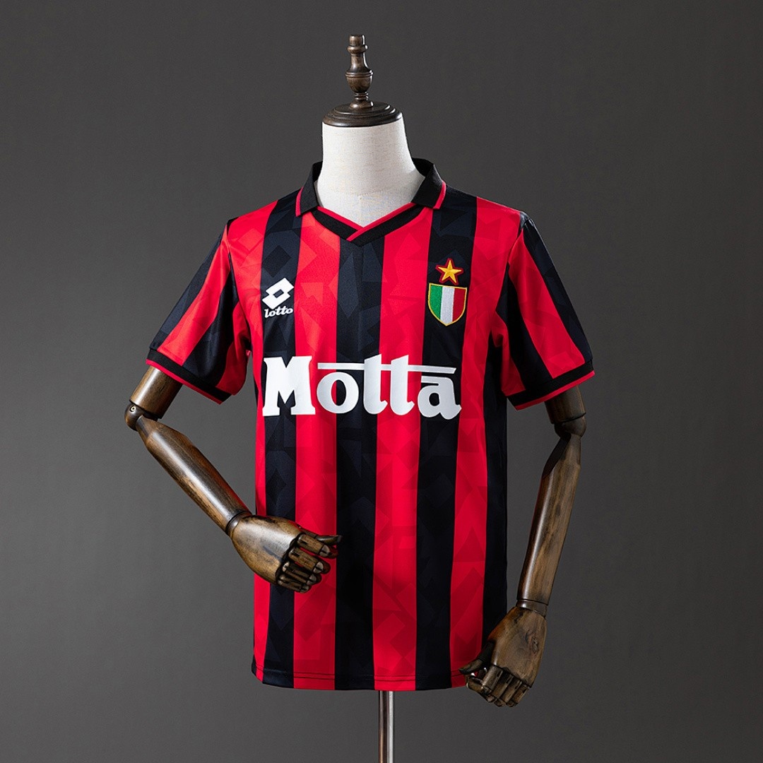JER-5715_1 1993-1994 AC Milan Home Retro Shirt - 图片 1