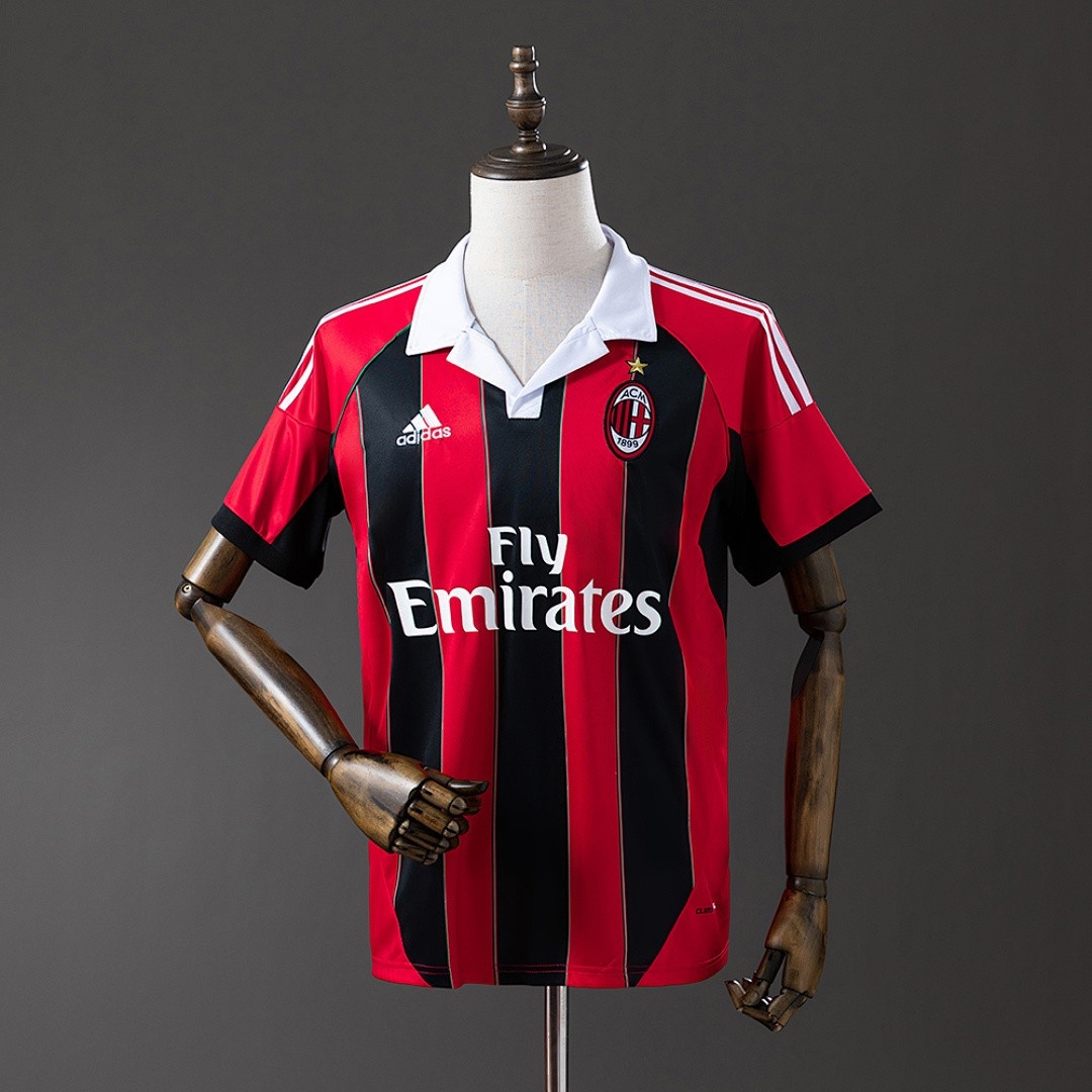 JER-5720_1 AC Milan 2012/13 Home Retro Jersey - 图片 1