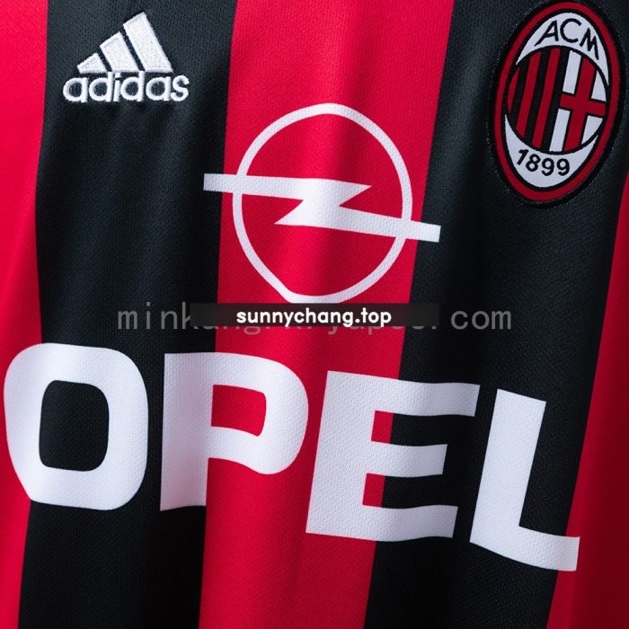 AC Milan 2000-2002 Home Retro Shirt - 图片 5