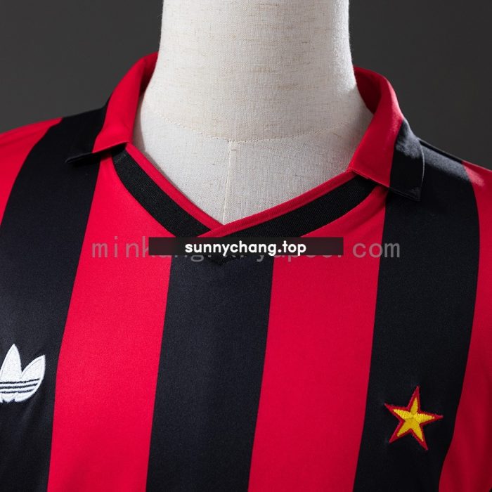 AC Milan 1990-1991 Home Retro Shirt - 图片 6