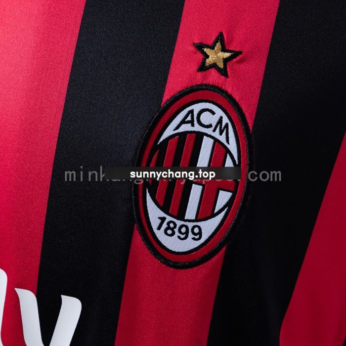 Retro AC Milan 2017-2018 Home Jersey - 图片 5