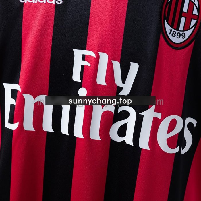 Retro AC Milan 2017-2018 Home Jersey - 图片 6