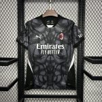 AC Milan 2024/25 Goalkeeper Jersey Black