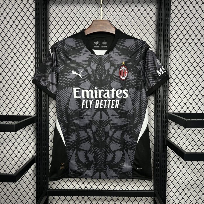 AC Milan 2024/25 Goalkeeper Jersey Black - 图片 5