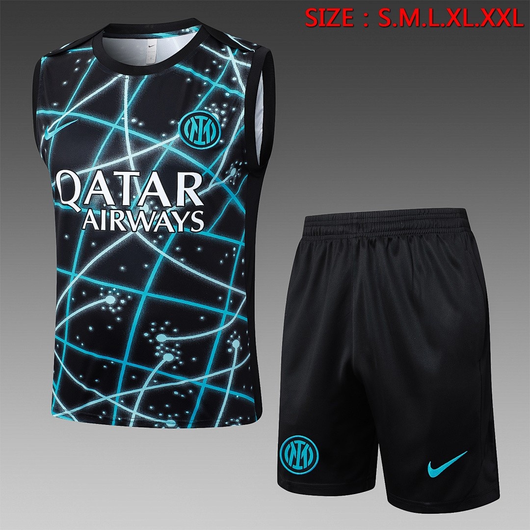 Inter Milan 25/26 Vest Black Starry Sky Spray