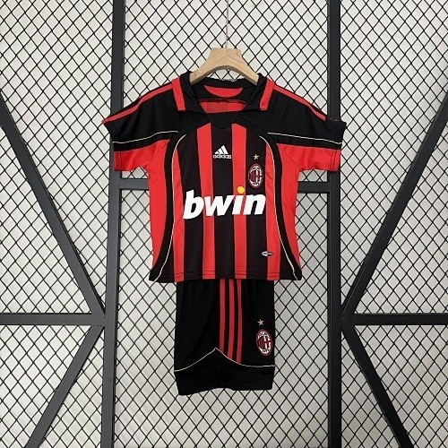 JER-5746_1 AC Milan 2006/2007 Home Kids Jersey - 图片 1