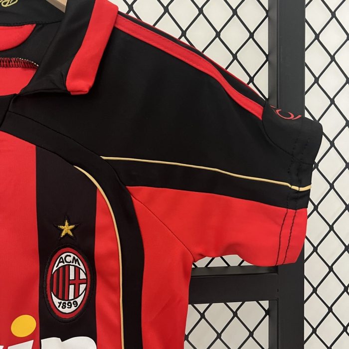 AC Milan 2006/2007 Home Kids Jersey - 图片 2